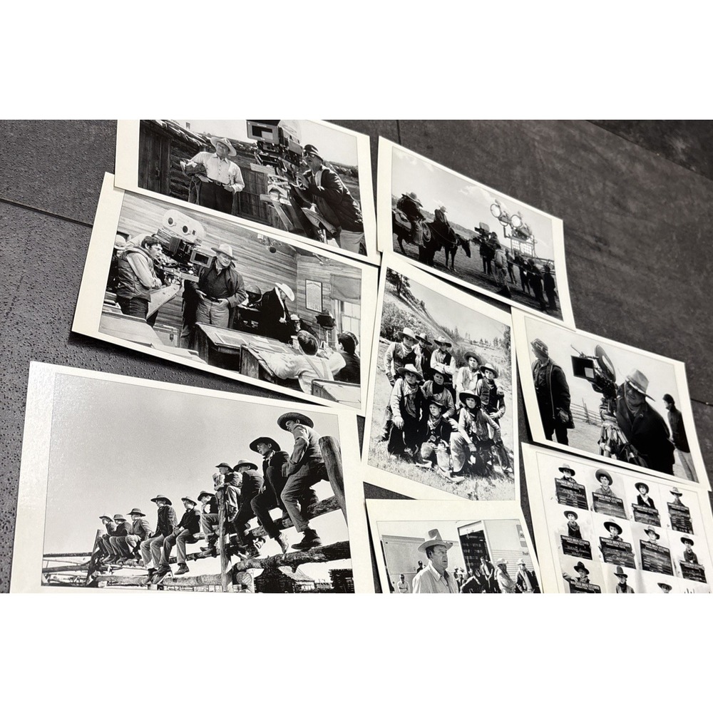John Wayne The Cowboys 1972 Press Photo Lot 8 WB Western Movie Stills 5x7 EUC